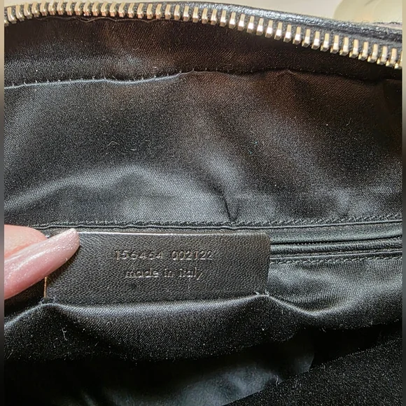 YSL Rive Gauche Embossed Suede Muse Bag. With COA. VGUC - Picture 9 of 14